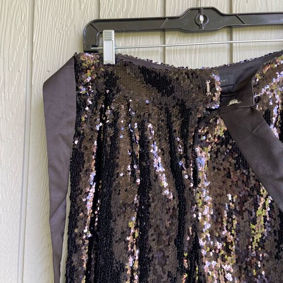 Anthropologie Dance & Marvel Black Sequin Tuxedo Pants – Large - Picture 5 of 7